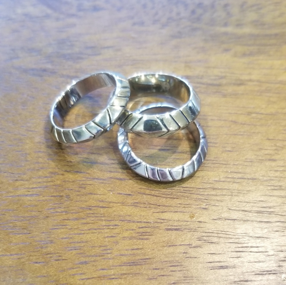 House of Harlow Stacked Rings Trio
